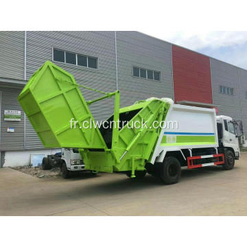 Camion compacteur de déchets solides garanti 100% Dongfeng 12cbm